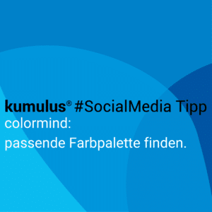 Finde die passende Farbpalette für Deine Bilder mit colormind (kumulus Social Media Tipp)