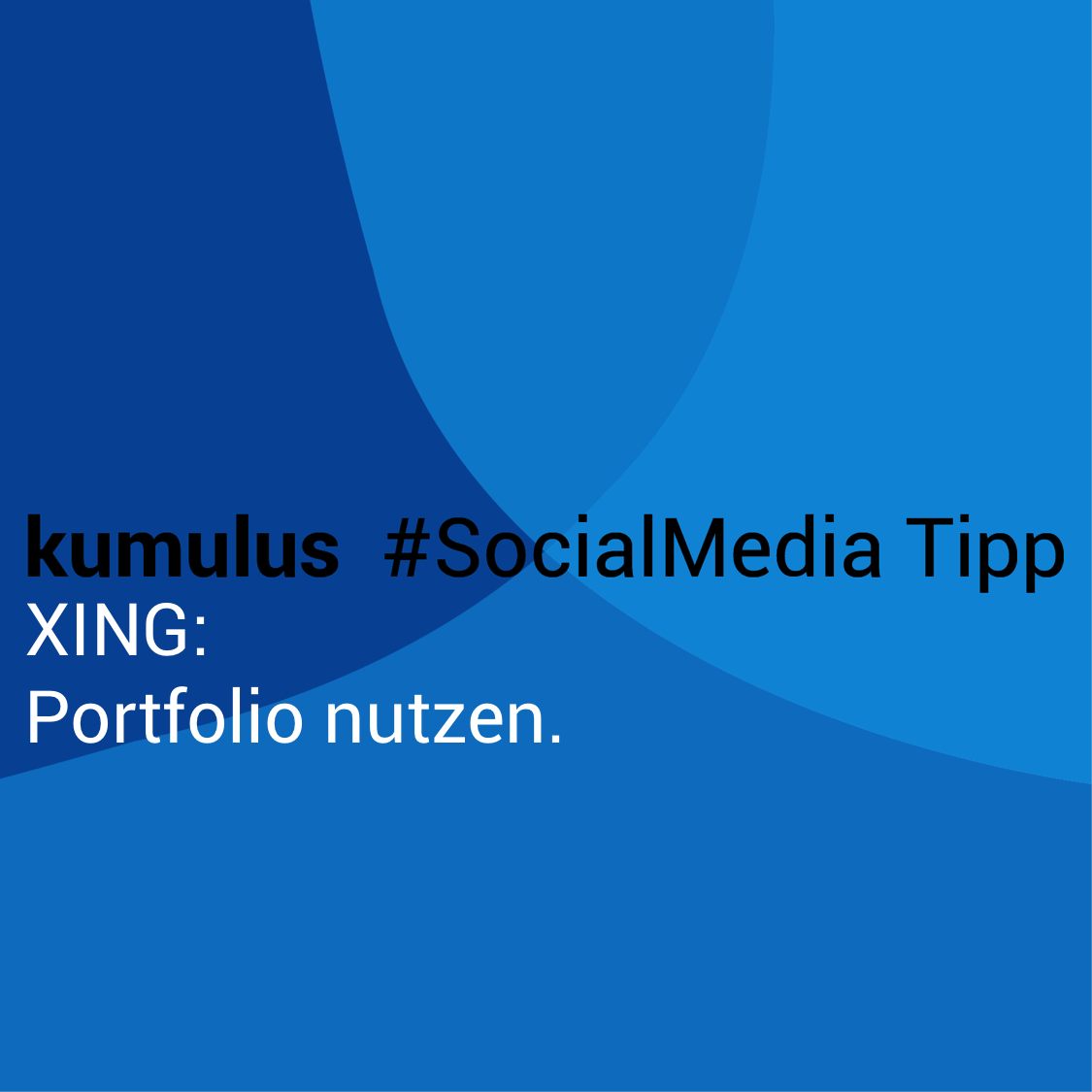 Xing Portfolio nutzen – kumulus Social Media Tipp