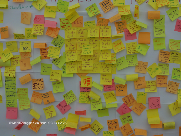Post-it, flickr, Martin Abegglen